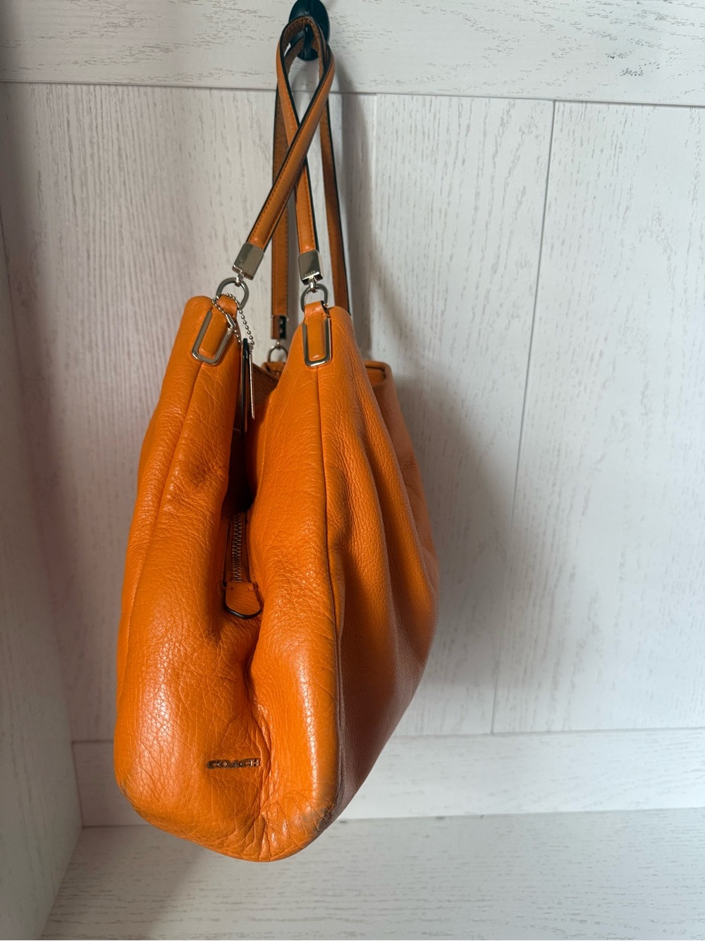 Coach Orange 2014 Madison, leather Phoebe bag with hang tag - Picture 4 of 14